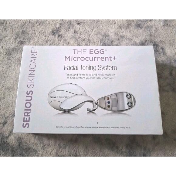 Serious Skincare The Egg Microcurrent+ Facial Toning System Tones & Firms SEALED - Picture 1 of 2